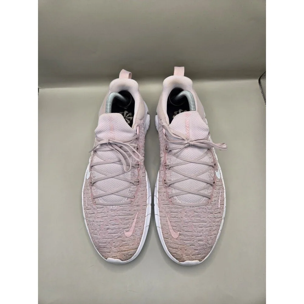 Nike Free Run 5.0 Shoes Womens 11 Platinum Violet Road Running Athletic Sneakers